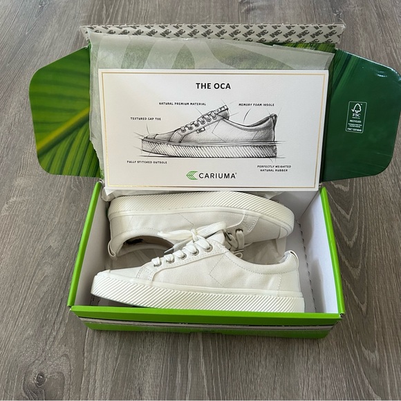 Cariuma Shoes - Unisex Cariuma OCA Low Off-White CanvasSneaker Size 7.5